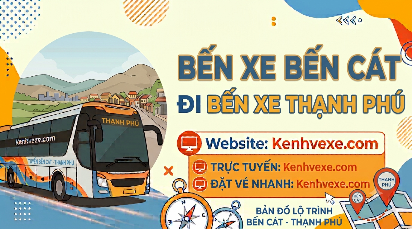 Xe khách Bến Xe Bến Cát đi Bến Xe Thạnh Phú