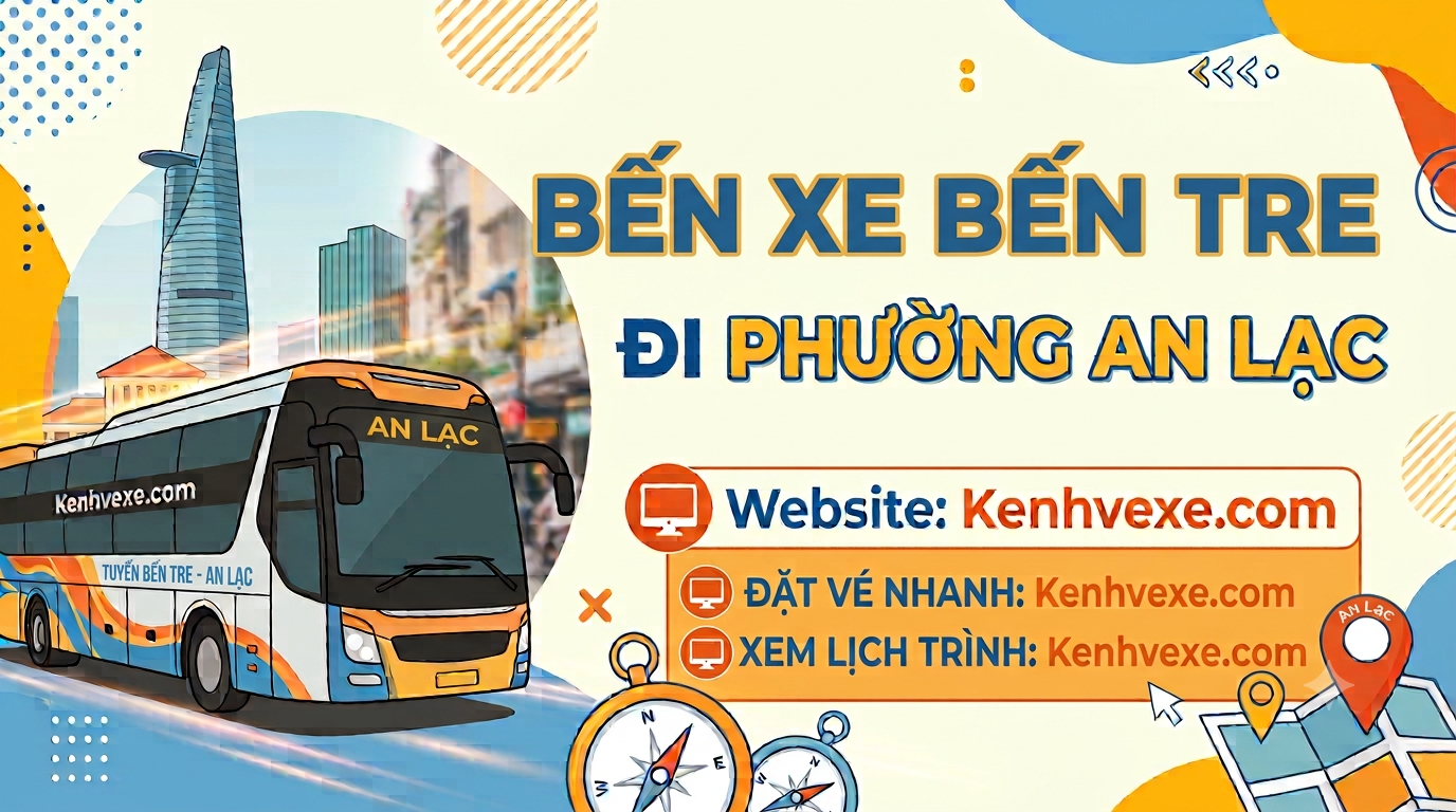 Xe khách Bến Xe Bến Tre đi Phường An Lạc