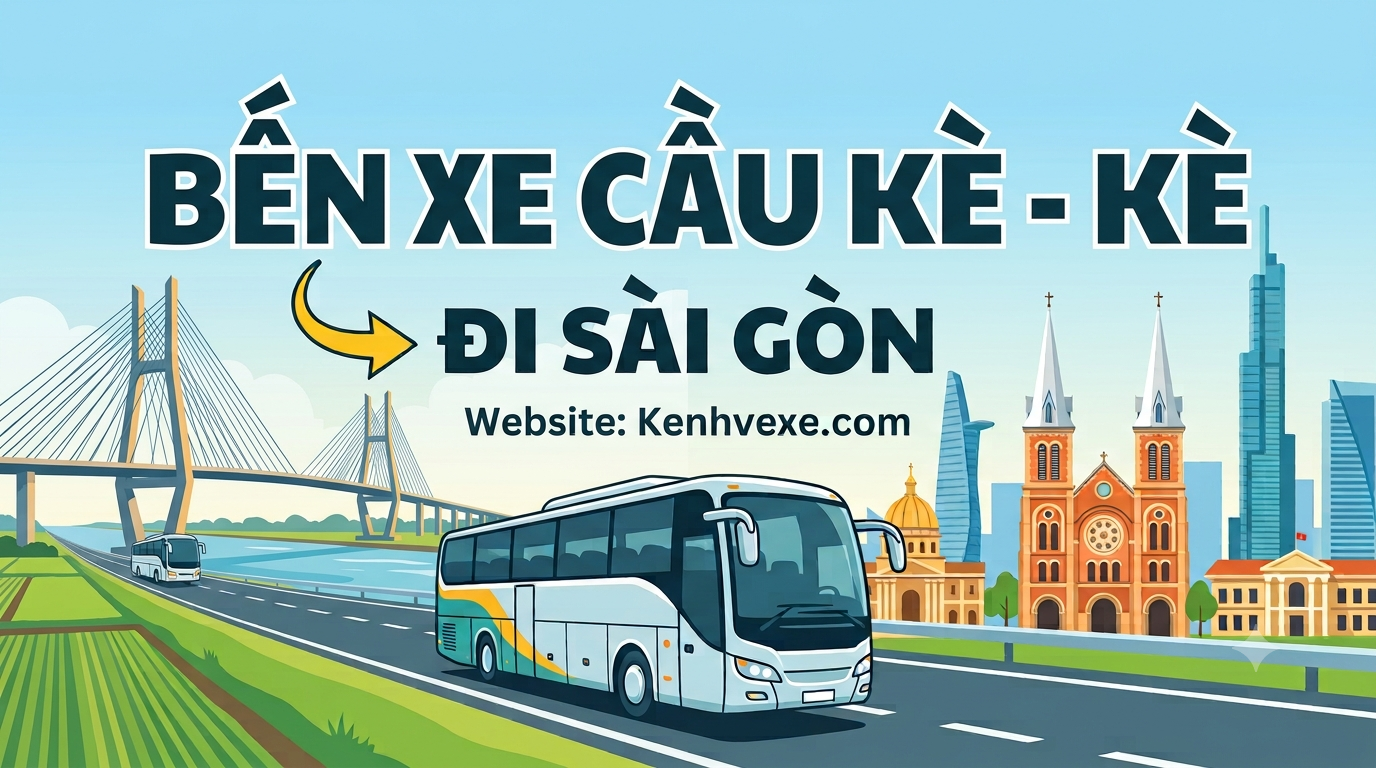 Xe khách Bến xe Cầu Kè đi Sài Gòn