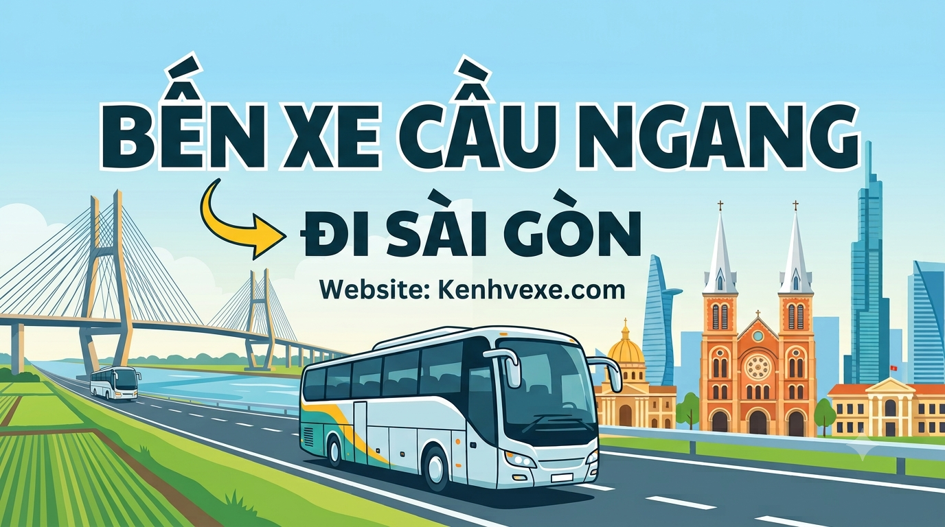 Xe khách Bến Xe Cầu Ngang đi Sài Gòn
