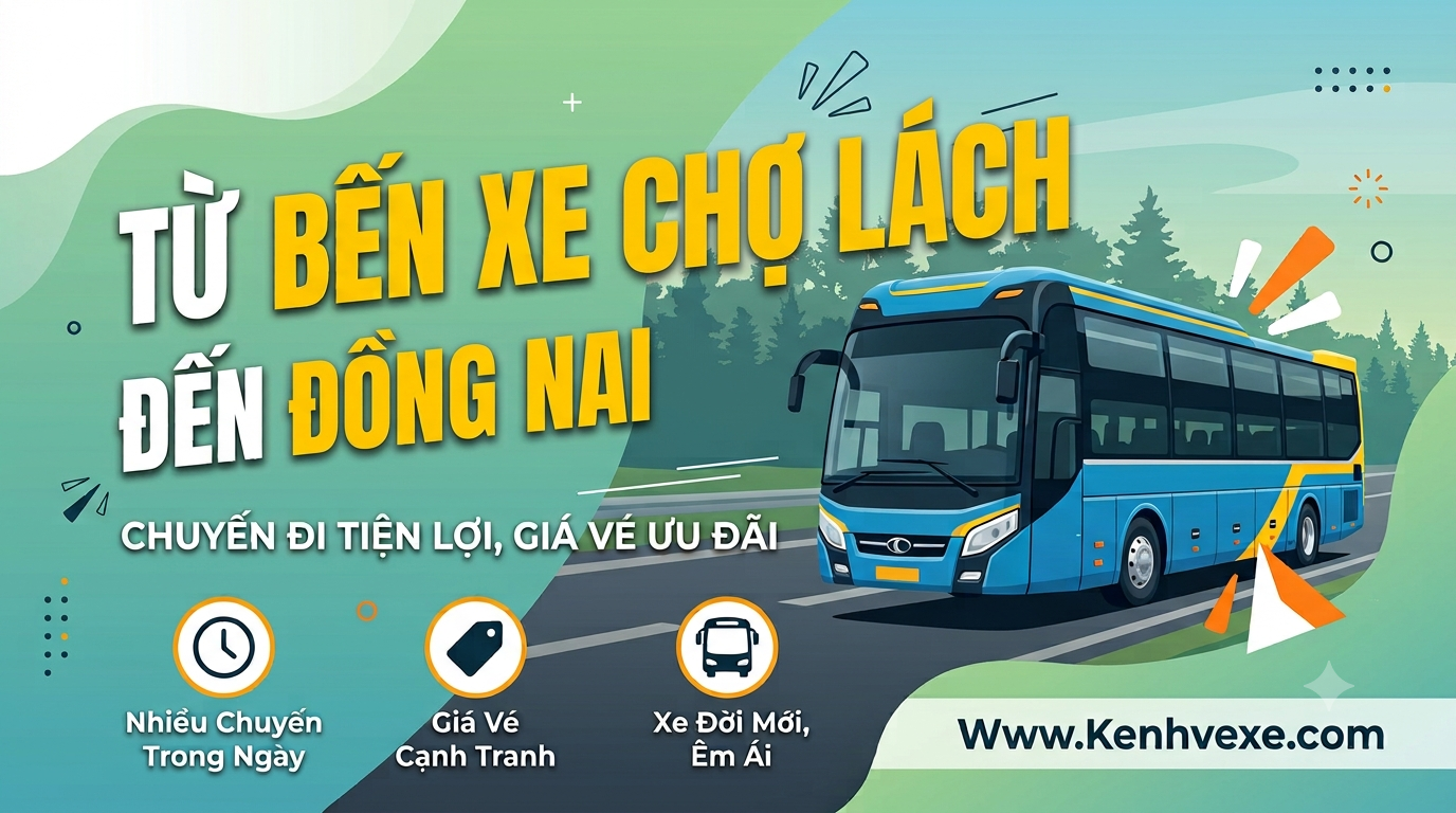 Xe khách Bến Xe Chợ Lách đi Đồng Nai