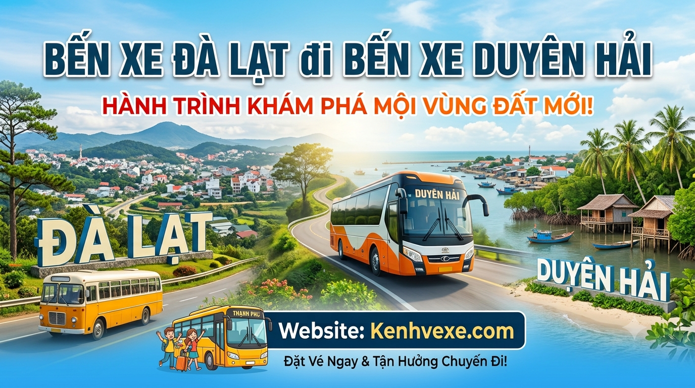 Xe khách Bến xe Đà Lạt đi Bến Xe Duyên Hải