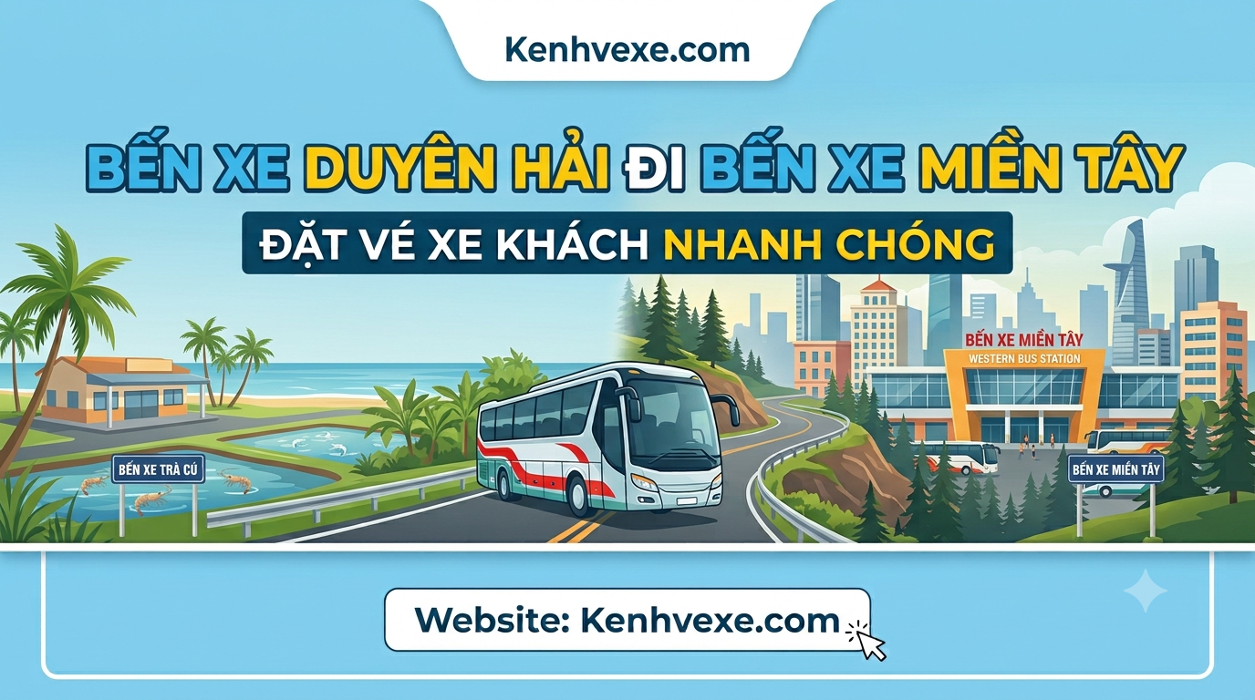 Xe khách Bến Xe Duyên Hải đi Bến xe Miền Tây