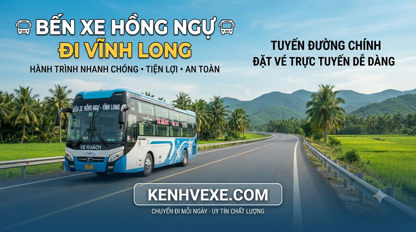 Xe khách Bến xe Hồng Ngự đi Vĩnh Long
