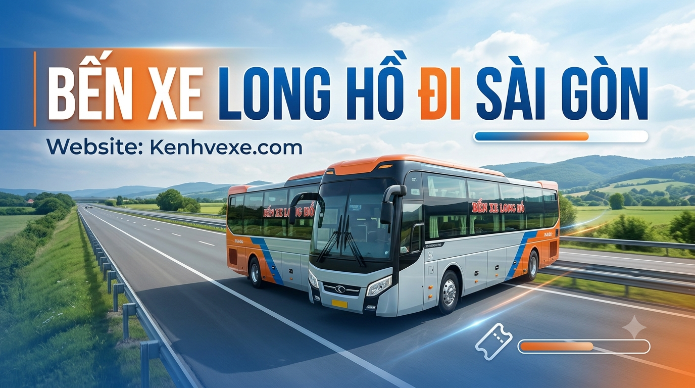 Xe khách Bến xe Long Hồ đi Sài Gòn