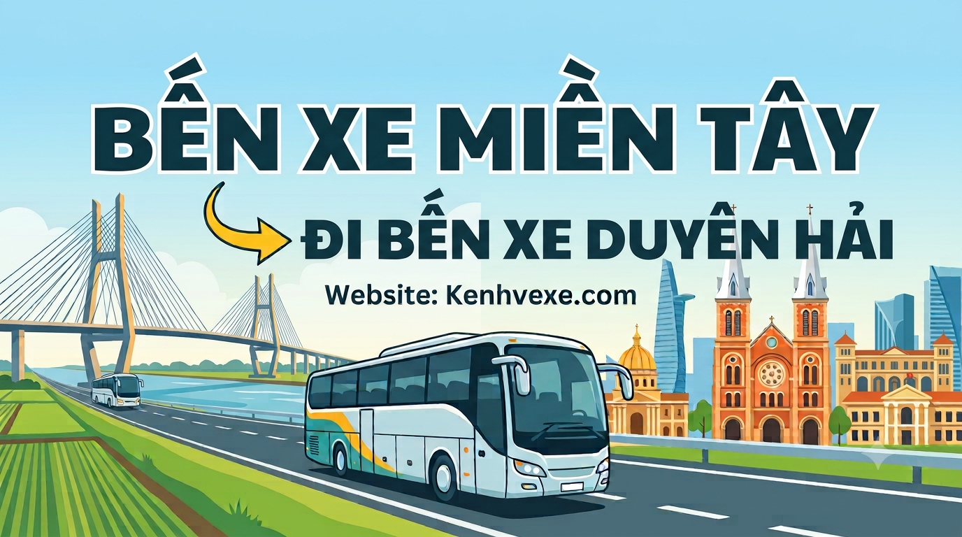 Xe khách Bến xe Miền Tây đi Bến Xe Duyên Hải