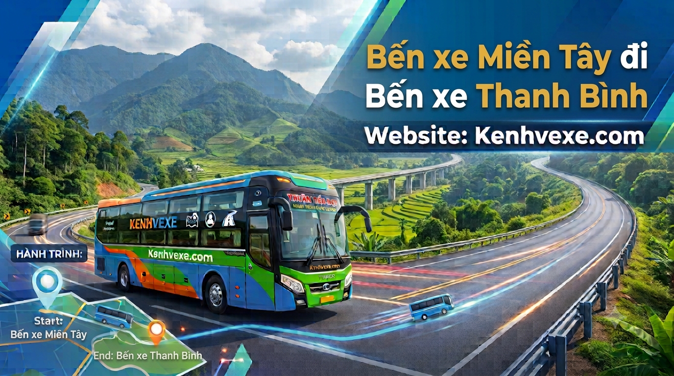 Xe khách Bến xe Miền Tây đi Bến xe Thanh Bình