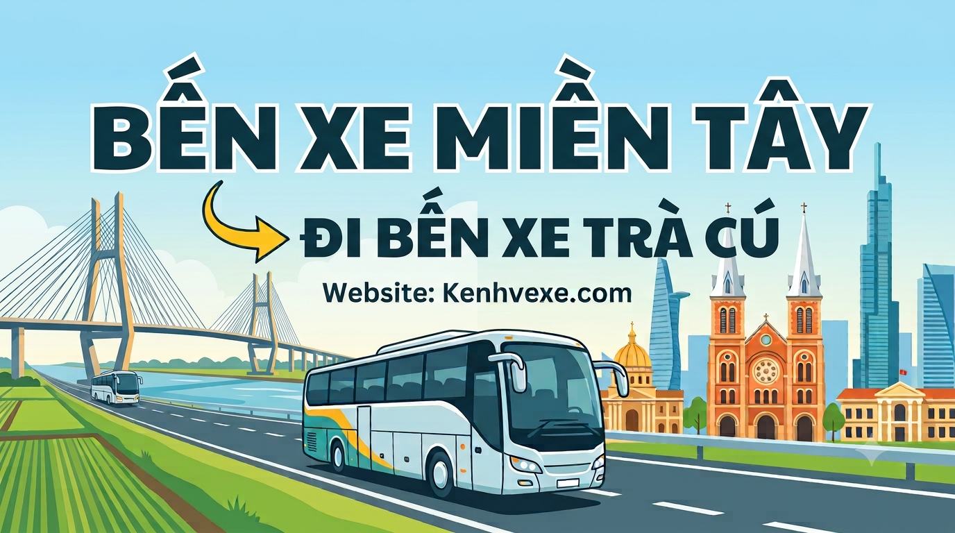 Xe khách Bến xe Miền Tây đi Bến Xe Trà Cú