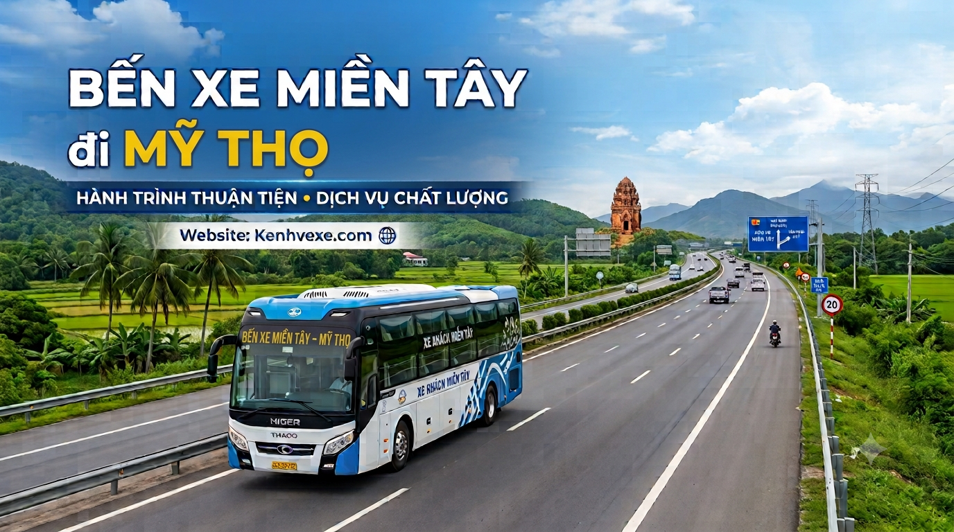 Xe khách Bến xe Miền Tây đi Xã Mỹ Thọ