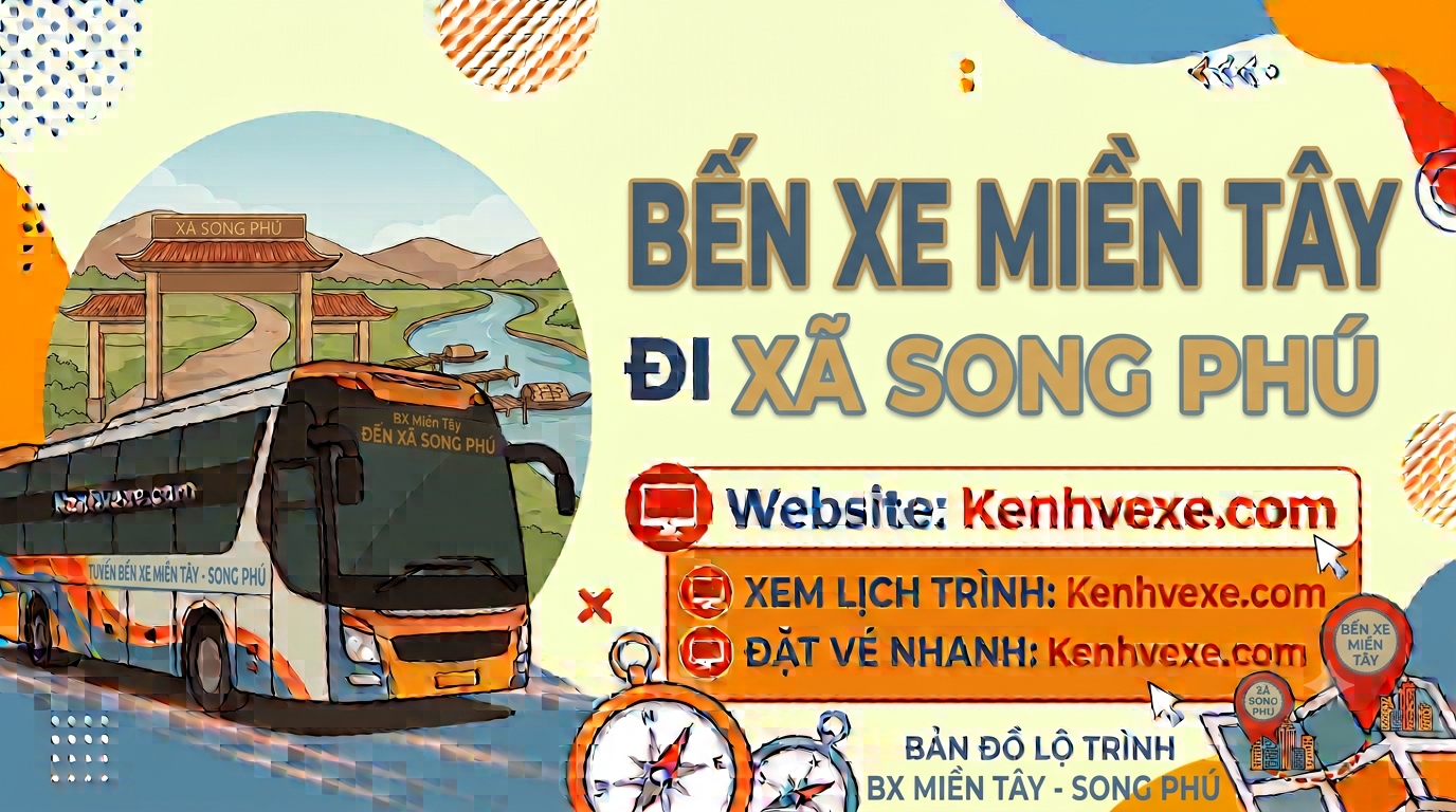 Xe khách Bến xe Miền Tây đi Xã Song Phú