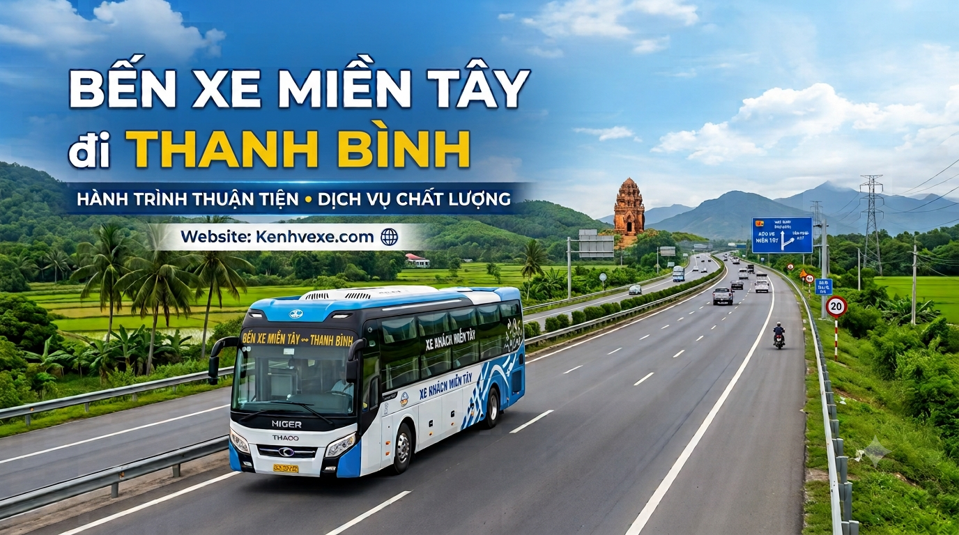 Xe khách Bến xe Miền Tây đi Xã Thanh Bình