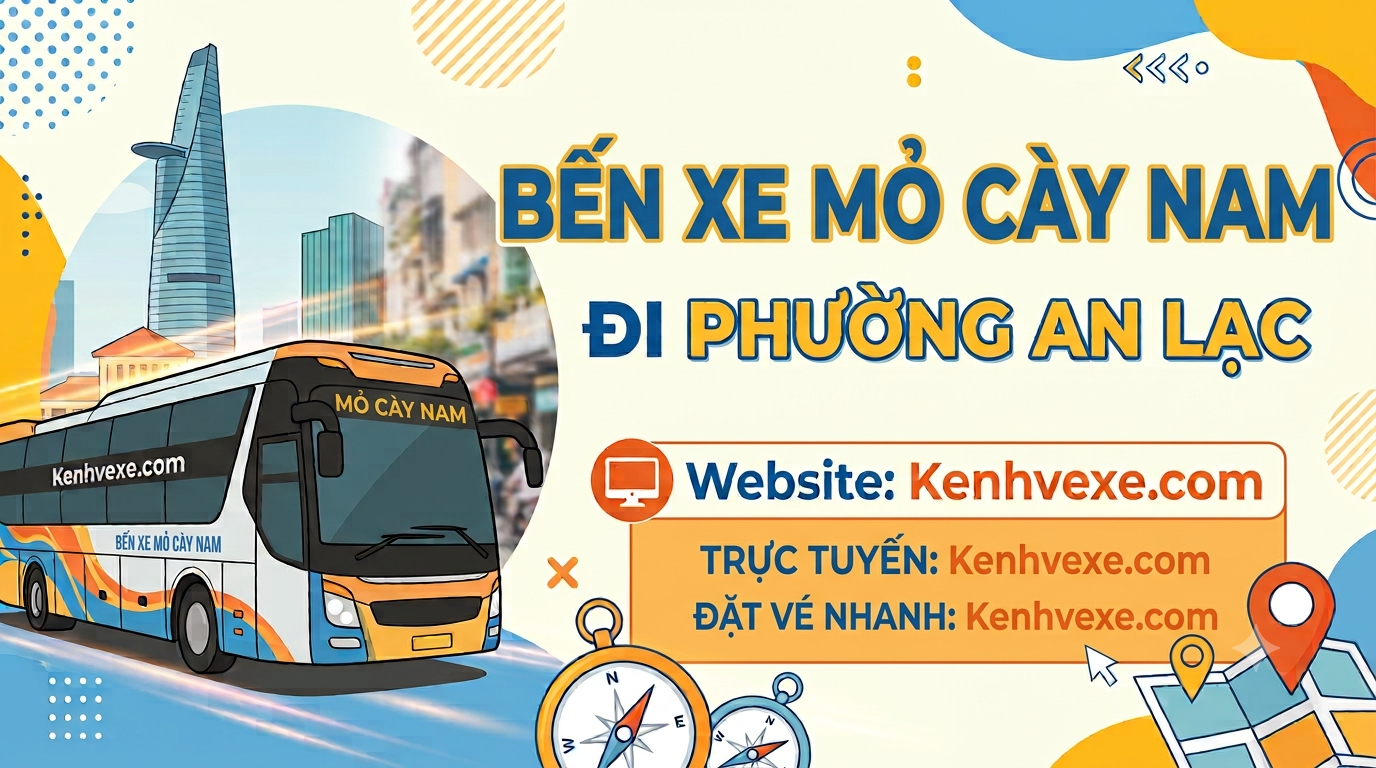 Xe khách Bến Xe Mỏ Cày Nam đi Phường An Lạc