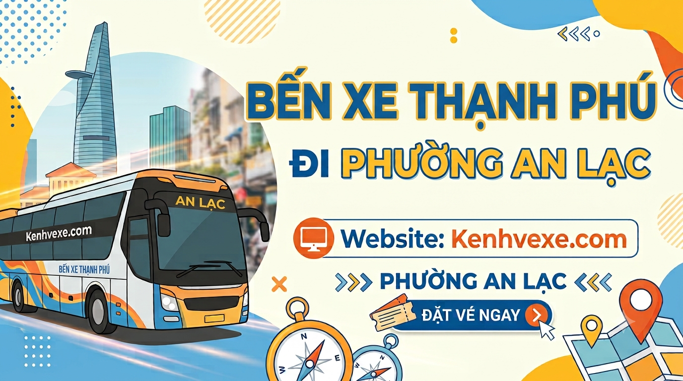 Xe khách Bến Xe Thạnh Phú đi Phường An Lạc