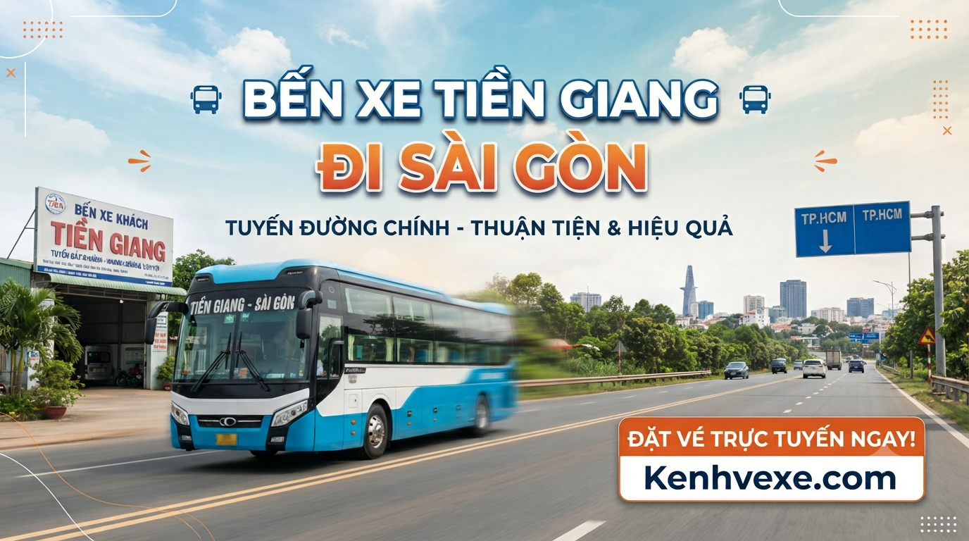 Xe khách Bến xe Tiền Giang đi Sài Gòn