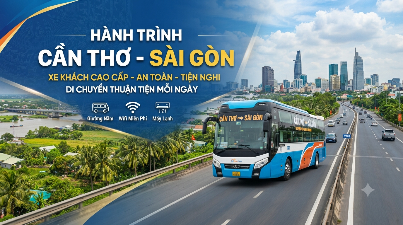 Xe khách Cần Thơ đi Sài Gòn