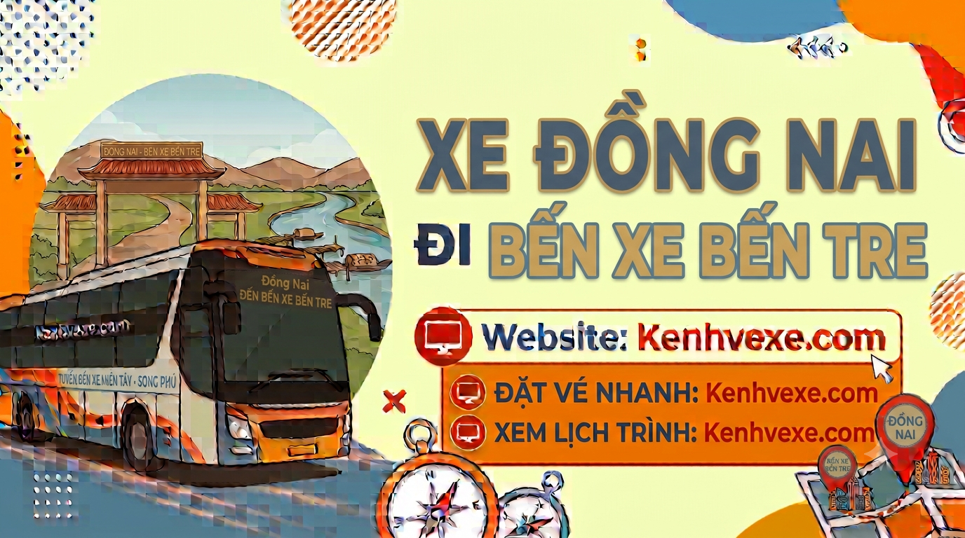 Xe khách Đồng Nai đi Bến Xe Bến Tre