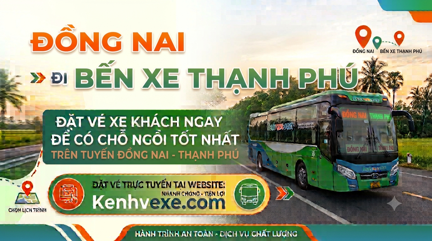 Xe khách Đồng Nai đi Bến Xe Thạnh Phú