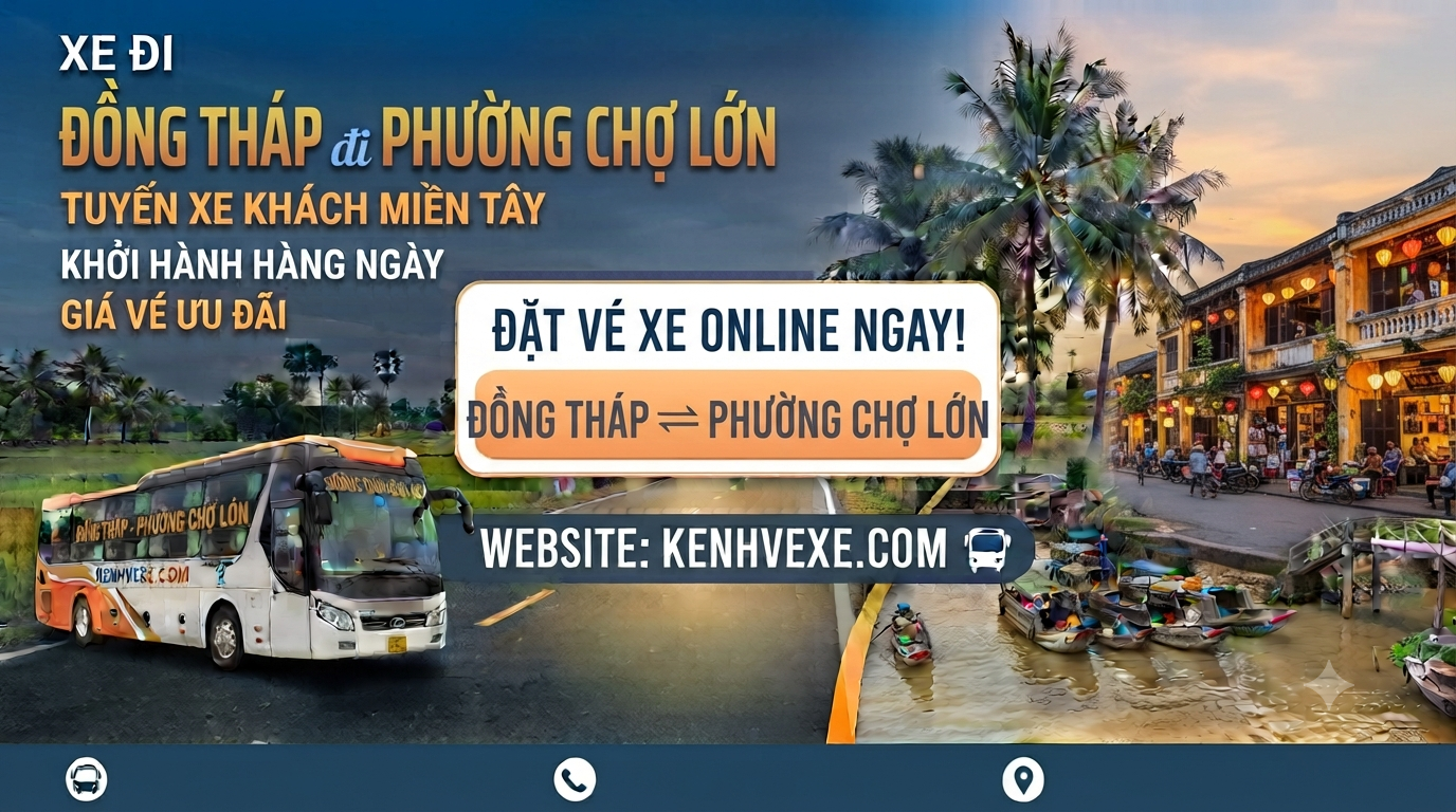 Xe khách Đồng Tháp đi Phường Chợ Lớn