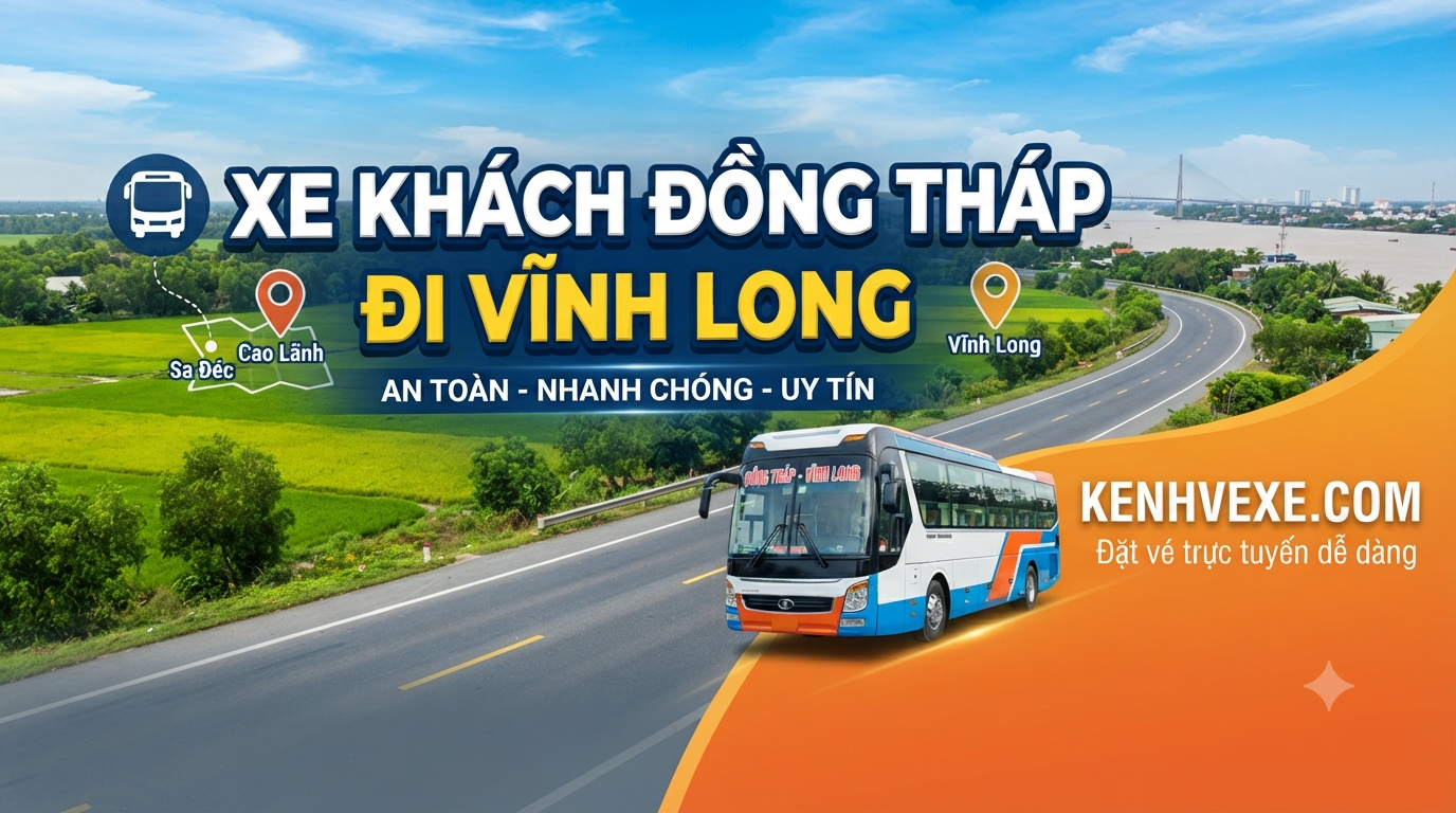 Xe khách Đồng Tháp đi Vĩnh Long