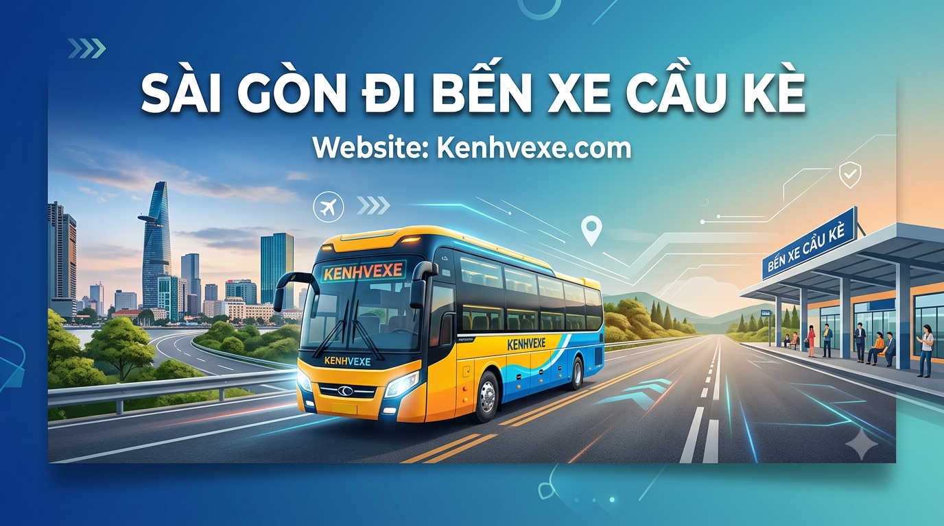 Xe khách Sài Gòn đi Bến xe Cầu Kè