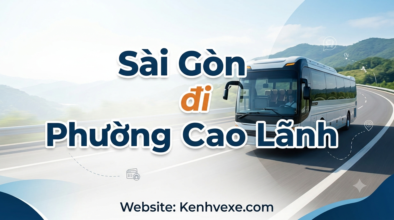 Xe khách Sài Gòn đi Phường Cao Lãnh