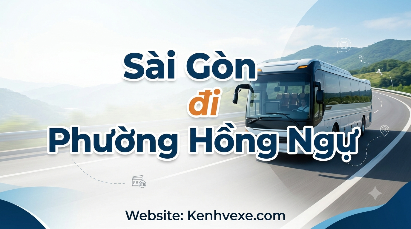 Xe khách Sài Gòn đi Phường Hồng Ngự