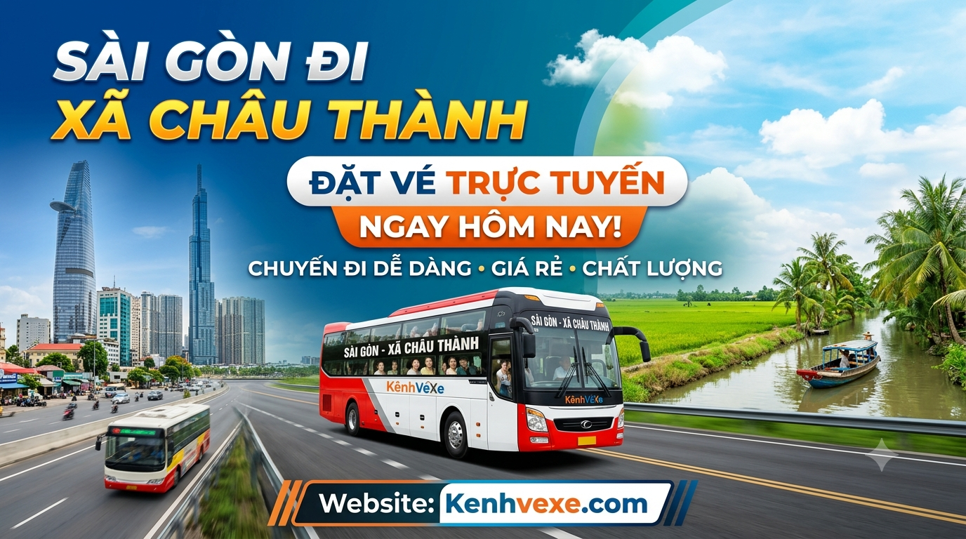 Xe khách Sài Gòn đi Xã Châu Thành