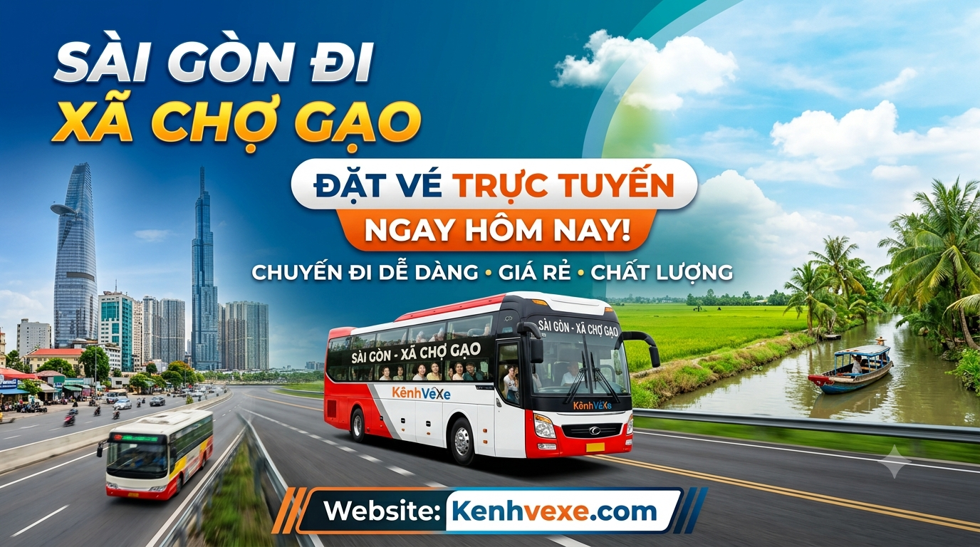 Xe khách Sài Gòn đi Xã Chợ Gạo