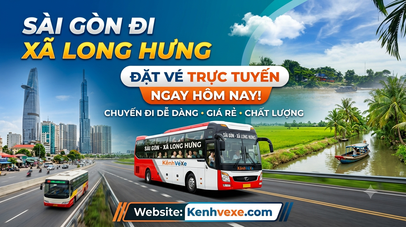 Xe khách Sài Gòn đi Xã Long Hưng