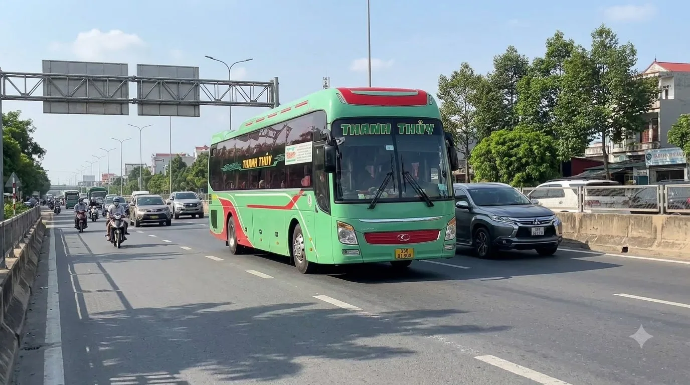 Hình ảnh Nhà xe Thanh Thủy Trà Vinh Bình Dương
