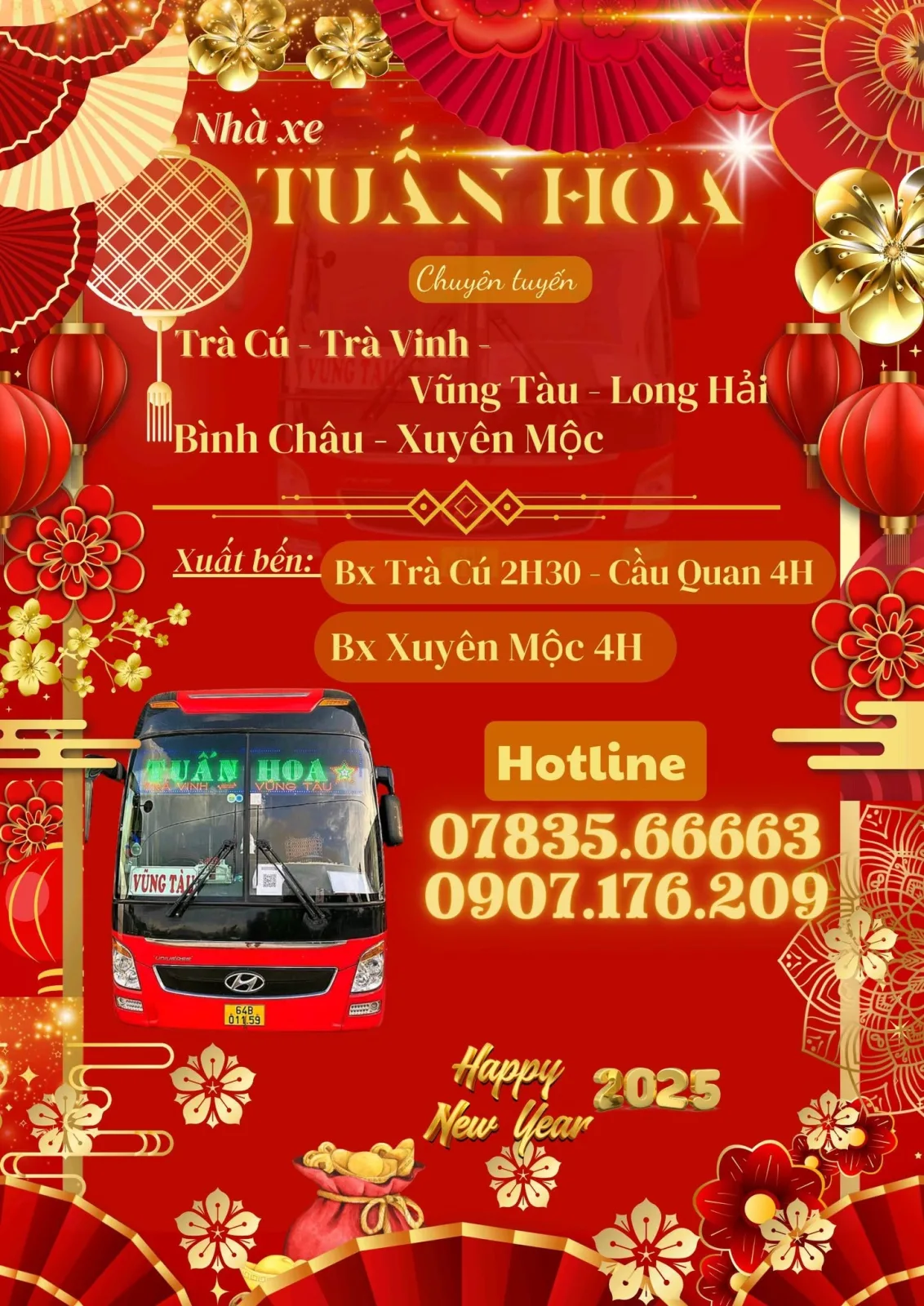 Xe Giường Nằm 40 Chỗ của Tuấn Hoa