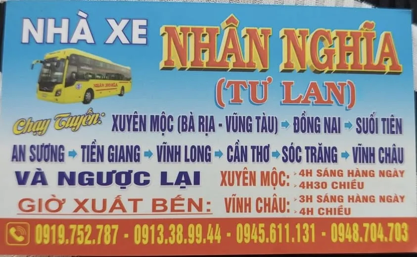 Hình ảnh Nhà xe Tư Lan Nhân Nghĩa