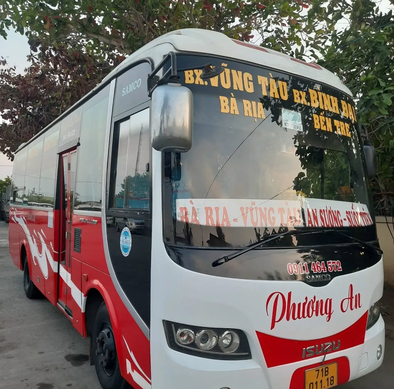 Xe ghế ngồi 29 chỗ của Phương An