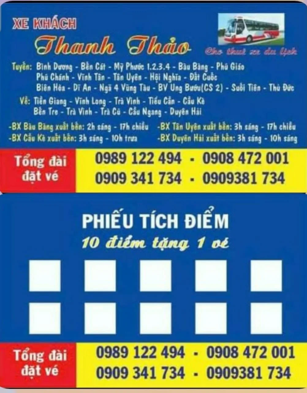 Hình ảnh Nhà xe Thanh Thảo Trà Vinh