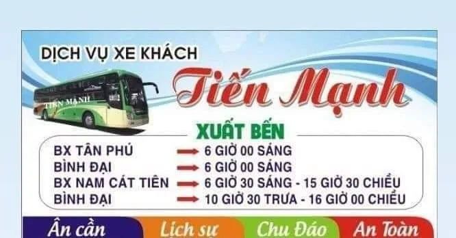 Biểu trưng nhà xe Tiến Mạnh