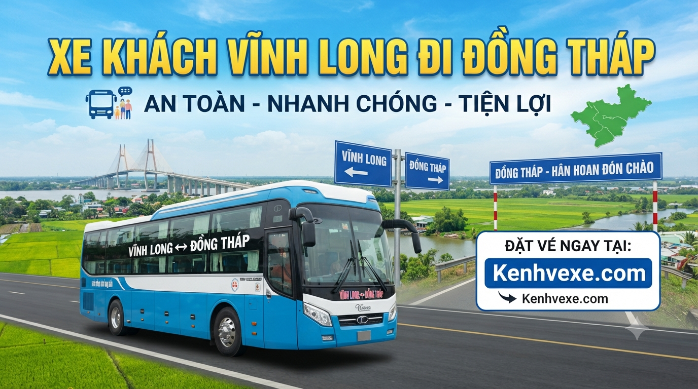 Xe khách Vĩnh Long đi Đồng Tháp