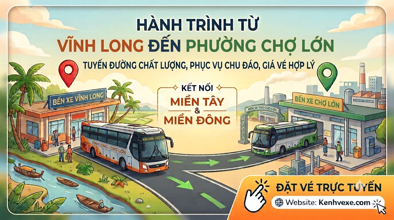 Xe khách Vĩnh Long đi Phường Chợ Lớn
