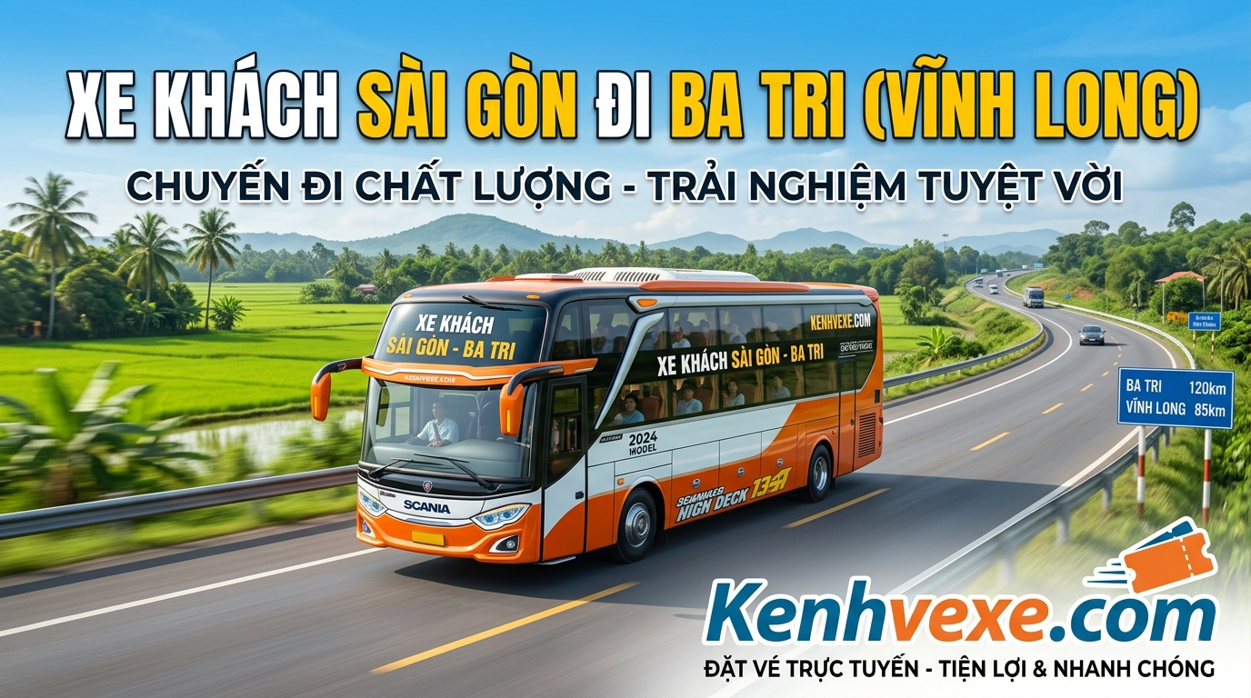 Xe Sài Gòn đi Ba Tri (Bến Tre Cũ)